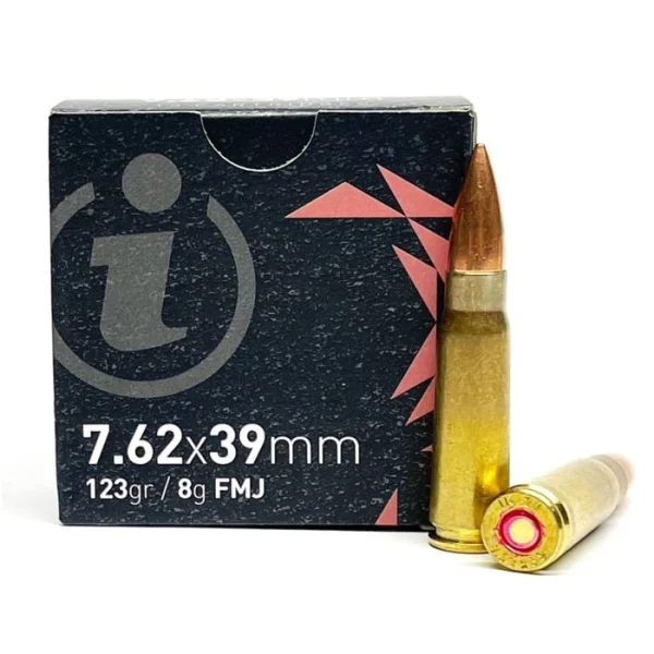 Igman 7.62x39 Rifle Ammo - 123 Grain | FMJ