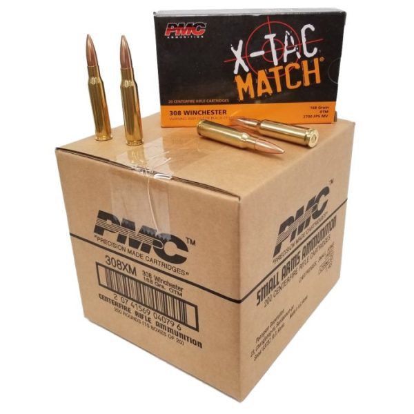 PMC X-TAC Match .308 Winchester Rifle Ammo - 168 Grain | OTM - Image 2