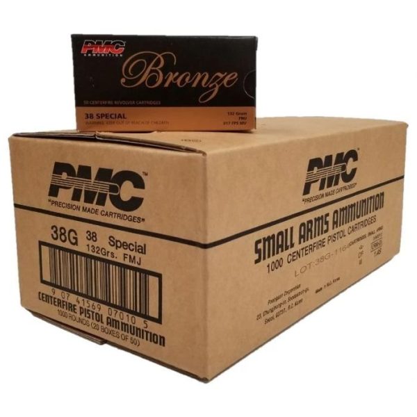 PMC Bronze .38 Special Handgun Ammo - 132 Grain | FMJ - Image 2