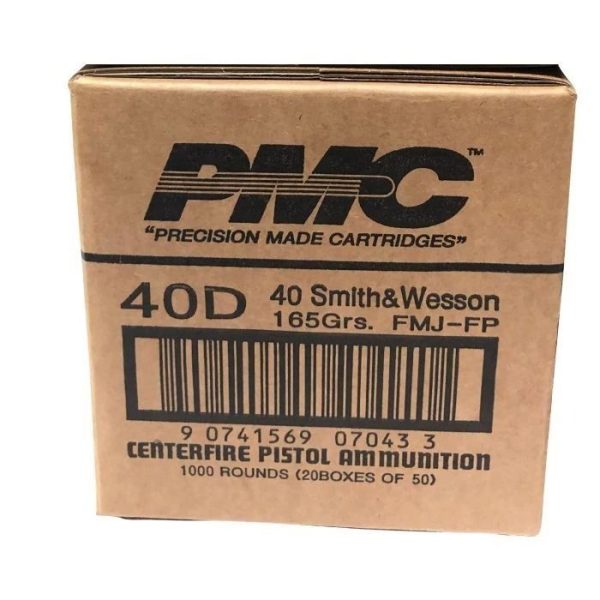 PMC Bronze .40 S&W Handgun Ammo - 165 Grain | FMJ-FP - Image 2