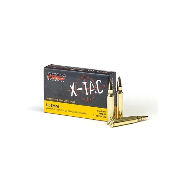 PMC X-TAC 5.56NATO Rifle Ammo - 55 Grain | FMJ-BT