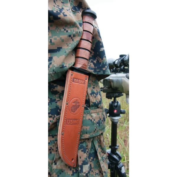 KA-BAR USMC LEATHER HANDLE - Image 5