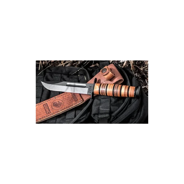 KA-BAR USMC LEATHER HANDLE - Image 6