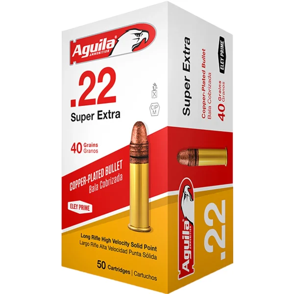 AGUILA SUPER EXTRA 22 LR 40GR SOLID POINT